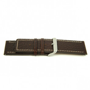 Watch strap Universal J320 Leather Brown 26mm
